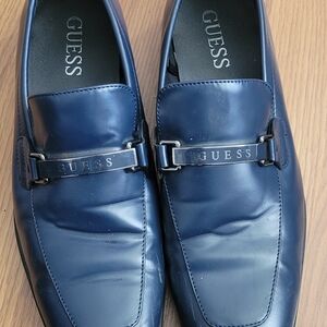 GUESS Handy Dress Loafer Navy Blue Size 9 1/2